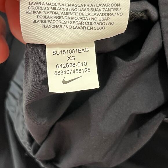 Nike Pants Womens Extra Small‎ Black Cropped Running Jogging Gym Studio Yoga - Picture 7 of 11